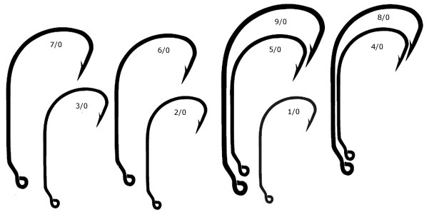 Mustad 91768BLN Jig Hook - Size 1/0 to 9/0 