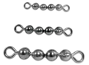 60 Pcs Fishing Bead Chain Swivels Stainless Steel Ball Chain Catfish  Swivels Fishing Tackle Fishing Gear Length 6 Ball 4 Ball Diameter 1/8inch  3/16inch 3 Models 20 of Each : Sports & Outdoors 