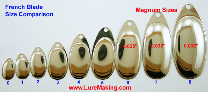 French Spinner Blades ::: Magnum French Blades ::: Painted French